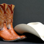 A,Pair,Of,Men's,Cowboy,Boots,And,A,Dress,Cowboy